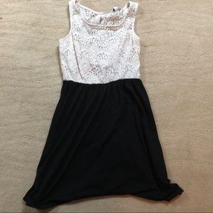 Black and white dress